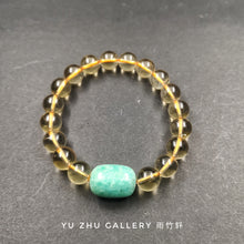将图片加载到图库查看器，&lt;transcy&gt;Citrine (10mm)+Amazonite Bracelet&lt;/transcy&gt;
