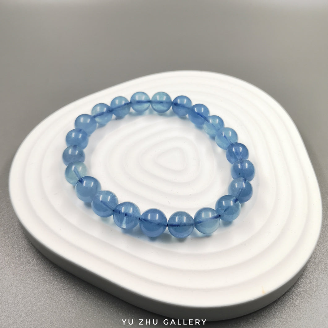 Aquamarine Bracelet 9mm